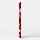 背景テクスチャハート赤 Case-Mate iPhoneケース (裏面 / 右)