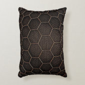 背景テクスチャ六角グリッドd アクセントクッション (正面(垂直))