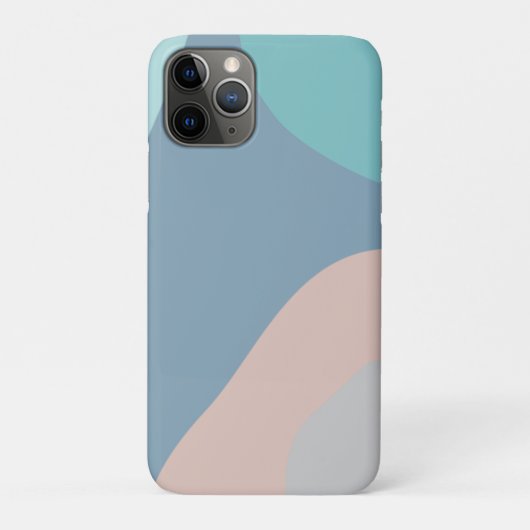 背景パターンパステルカラー壁紙の水色 Case-Mate iPhoneケース (裏)