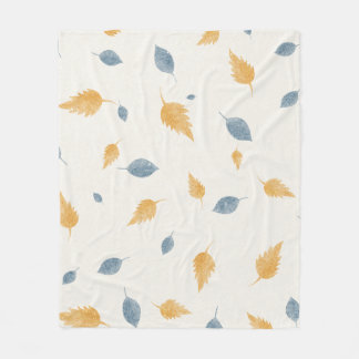 背景パターン葉テクスチャ フリースブランケット