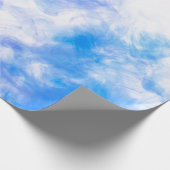 背景パタ絵を描ーンの煙のインク ラッピングペーパー (角)