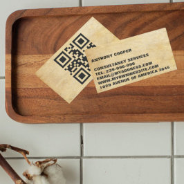 背景パーソナライズされたx11 QRコードBを選択 名刺