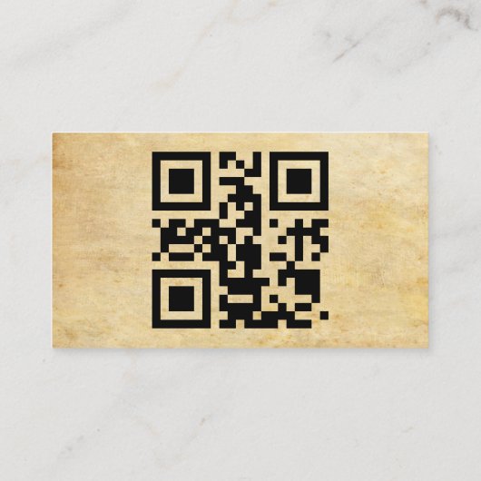 背景パーソナライズされたx11 QRコードBを選択 名刺 (裏面)