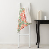 背景ヴィンテージの花。シームレスな花柄 シェルパブランケット (インサイチュ)