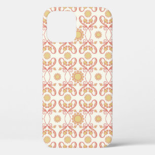 背景ヴィンテージの花。シームレスな花柄 iPhone 12ケース
