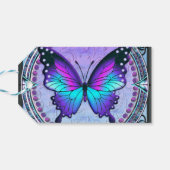 背景付き昇華蝶 ギフトタグ (裏面横)