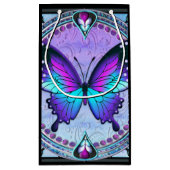 背景付き昇華蝶 スモールペーパーバッグ (裏面)