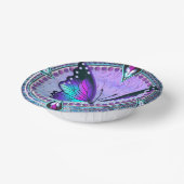 背景付き昇華蝶 ペーパーボウル (傾斜あり)