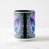 背景付き昇華蝶 マグカップ (中央)