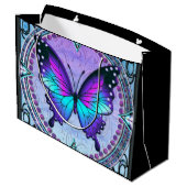 背景付き昇華蝶 ラージペーパーバッグ (裏面アングル)