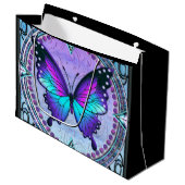 背景付き昇華蝶 ラージペーパーバッグ (正面アングル)