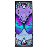 背景付き昇華蝶 ワインギフトバッグ (裏面)