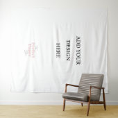 背景写真ブース テンプレート 白 タペストリー (インサイチュ(横))