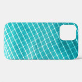 背景市松模様にのテキスタイルが閉じます。 Case-Mate iPhoneケース (裏面 (横))
