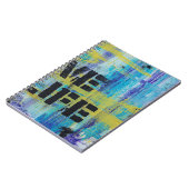 背景抽象芸術グラフィティ ノートブック (左側)