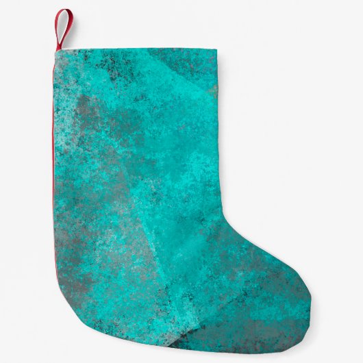 背景抽象芸術壁カラフル スモールクリスマスストッキング (正面)