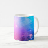 背景抽象芸術未来 コーヒーマグカップ (正面右)