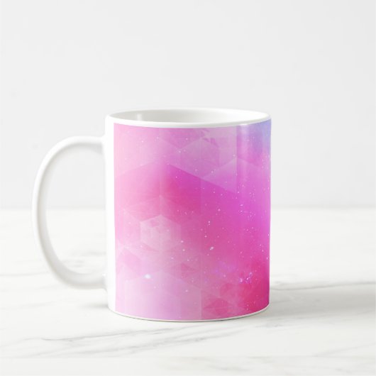 背景抽象芸術未来 コーヒーマグカップ (左)