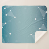 背景抽象芸術線 シェルパブランケット (正面(横))