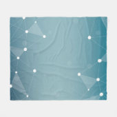 背景抽象芸術線 フリースブランケット (正面(横))