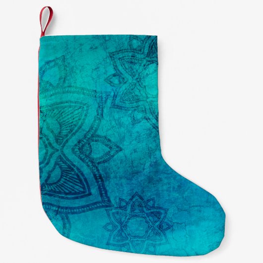 背景曼荼羅テクグランジスチャ スモールクリスマスストッキング (正面)