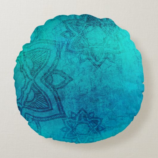 背景曼荼羅テクグランジスチャ ラウンドクッション (正面)