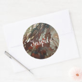 背景水色 ラウンドシール (封筒)