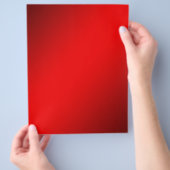背景深いの赤 チラシ (手)