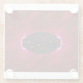 背景球を有するエイリアンエネルギー源 ガラスコースター (裏面)