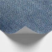 背景用のシャビーデニムテクスチャ。ブルージーンズ ラッピングペーパー (角)