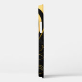 背景画像金ゴールドフレームフローラ Case-Mate iPhoneケース (裏面 / 右)