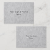 背景紙テクスチャ – グレー 名刺 (正面/裏面)