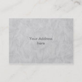 背景紙テクスチャ – グレー 名刺 (裏面)