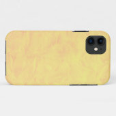 背景紙テクスチャ – 黄色 Case-Mate iPhoneケース (裏面(横))