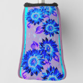 背景色のひまわりの変更 ゴルフヘッドカバー (回転90)