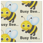 背景色のビー忙し生地を選択 ファブリック (クローズアップ)