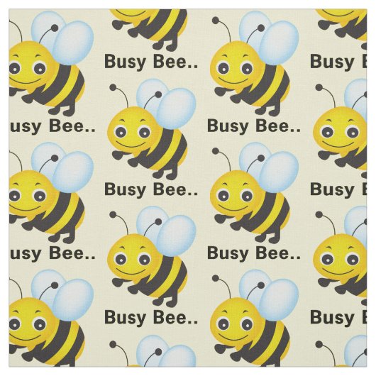 背景色のビー忙し生地を選択 ファブリック (見本)