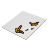 背景色の作成蝶の（昆虫）オオカバマダラ、モナークタイル タイル (側面)