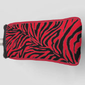 背景色の変更アニマルプリント ゴルフヘッドカバー (正面)