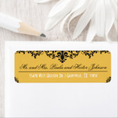 背景色の変更差出人住所ラベル ラベル (インサイチュ)