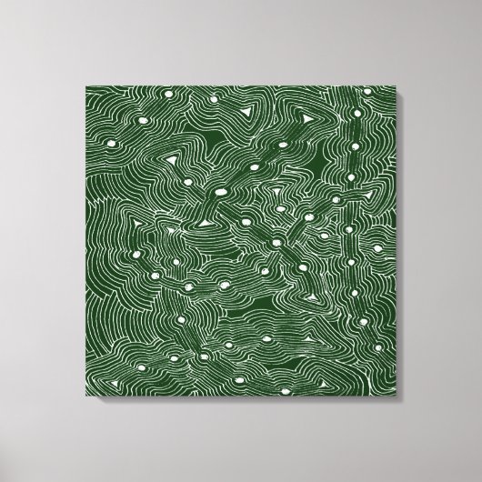 背景色の抽象芸術アートの選択 キャンバスプリント (正面)