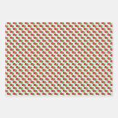 背景色の選択ドットの組み合わせ紙 ラッピングペーパーシート (正面3)