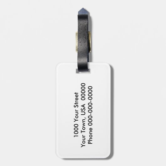 背景色の選択 ラゲッジタグ (裏面縦)