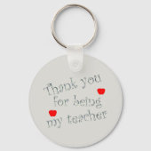 背景色の選択Thank You先生 キーホルダー (正面)