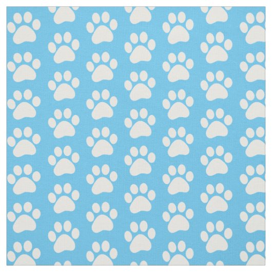 背景色のPawプリントFabricを選択します。 ファブリック (見本)