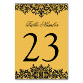 背景色を変更するテーブル番号 テーブルナンバー (正面)