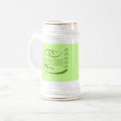 背景色を変更 - アイルランドの祝福 ビールジョッキ (正面左)