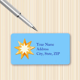 背景色を選択するBaha'i記号 ラベル