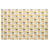 背景色を選択Giraffe生地 ファブリック (ファットクウォーター)