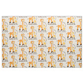 背景色を選択Giraffe生地 ファブリック (ファットクウォーター)